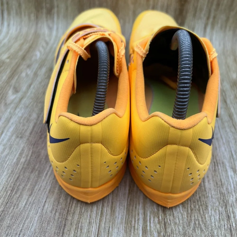 Nike Air Zoom LJ Elite Mens Size 12.5 Citron Pulse Track Field Spikes FZ9326-800